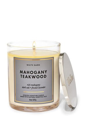 Bathandbodyworks Свічка з аромату Mahogany Teakwood 227 g bath003 фото