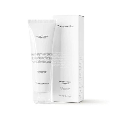 Очищающий гель с кислотами Transparent lab PHA SOFT PEELING CLEANSER 150 ml tran002 фото