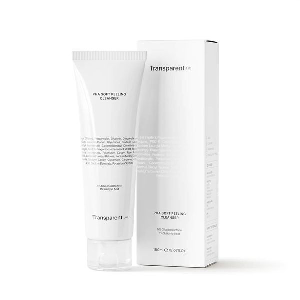 Очищаючий гель з кислотами Transparent lab PHA SOFT PEELING CLEANSER 150 ml tran002 фото