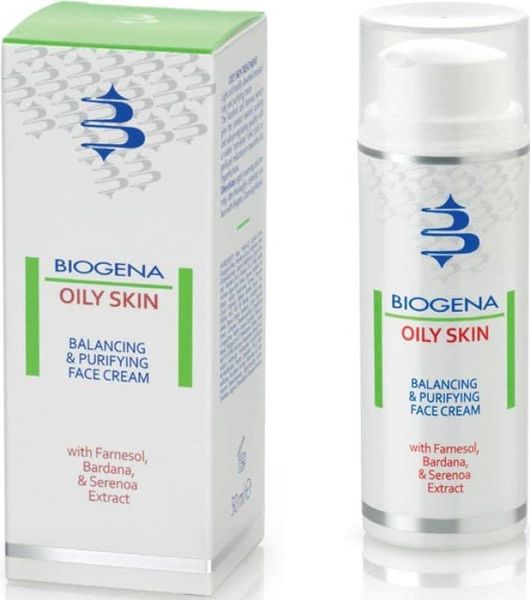 Biogena Oily Skin Balancing Face Cream Мотивирующий крем для жирной кожи 50 ml B000 фото