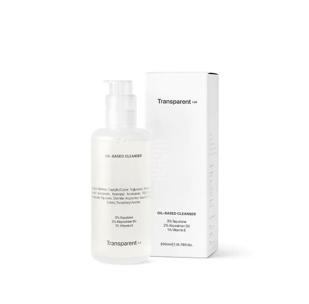 TRANSPARENT LAB OIL-BASED CLEANSER, Засіб для зняття макіяжу на масляній основі 200 ml tran014 фото