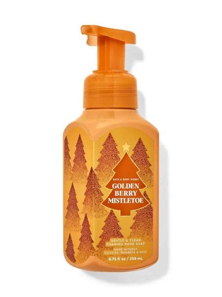 Bathandbodyworks Foaming Hand Soap Мыло-пенка с ароматом GOLDEN BERRY MISTLETOE 259 ml bath010 фото