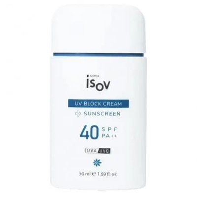 Isov Sorex UV Block Cream SPF40++, Протинабряковий сонцезахисний крем для обличчя 50 ml is19 фото