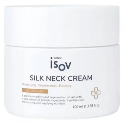 Isov Sorex Silk Neck Cream 100 ml, Омолоджуючий крем для відновлення тонусу шкіри шиї is07 фото
