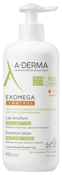 Лосьйон для тіла A-DERMA Exomega Control Anti-Scratching Lotion Eco Bottle 400ml apt032 фото