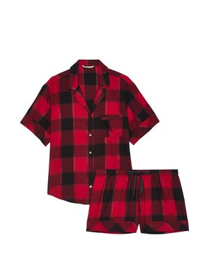 VICTORIA `S SECRET Flannel short Pajama Set Фланелева піжама з шортами 26578001 фото