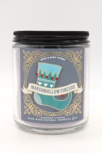 Bathandbodyworks Свічка з одним ґнотом, з ароматом Marshmallow Fireside bath042 фото
