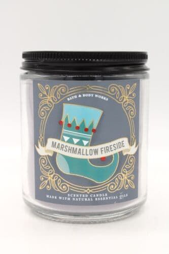 Bathandbodyworks Свеча с одним фитилем, с ароматом Marshmallow Fireside bath042 фото