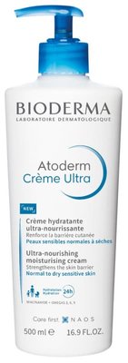 Bioderma Atoderm Ultra-Nourishing Moisturising Cream Біодерма живильний зволожуючий крем 500мл apt004 фото