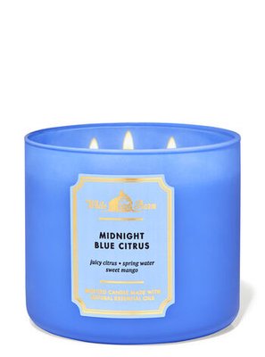 Bathandbodyworks Свічка з ароматом Midnight Blue Citrus 411 g bath032 фото
