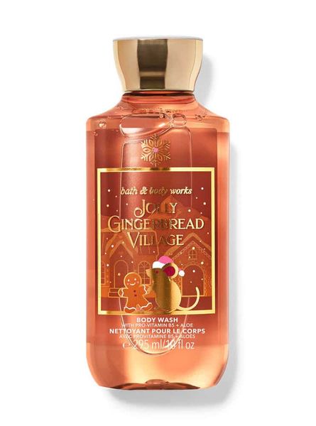 Bath and Body Works Гель для душу Jolly Gingerbread Village 295ml bath052 фото