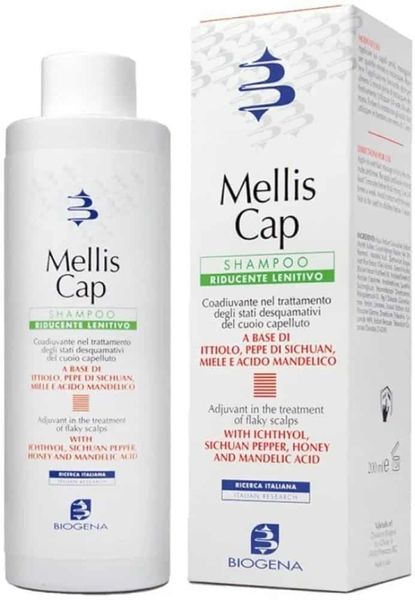 Biogena Mellis Cap Reducing And Soothing Shampoo, Шампунь при псориазе и дерматите 200 ml B527 фото